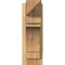 Ekena Millwork Merced Arts & Crafts Rough Sawn Outlooker, Western Red Cedar, 6"W x 14"D x 18"H OUT06X14X18MRC03RWR - alternate 3